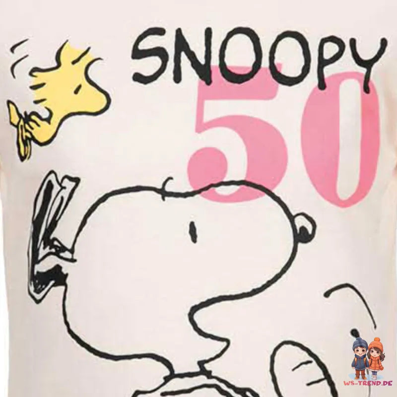 Peanuts Snoopy Kinder Mädchen kurzarm T-Shirt Shirt - WS-Trend.de Gr. 92-128 100% Baumwolle