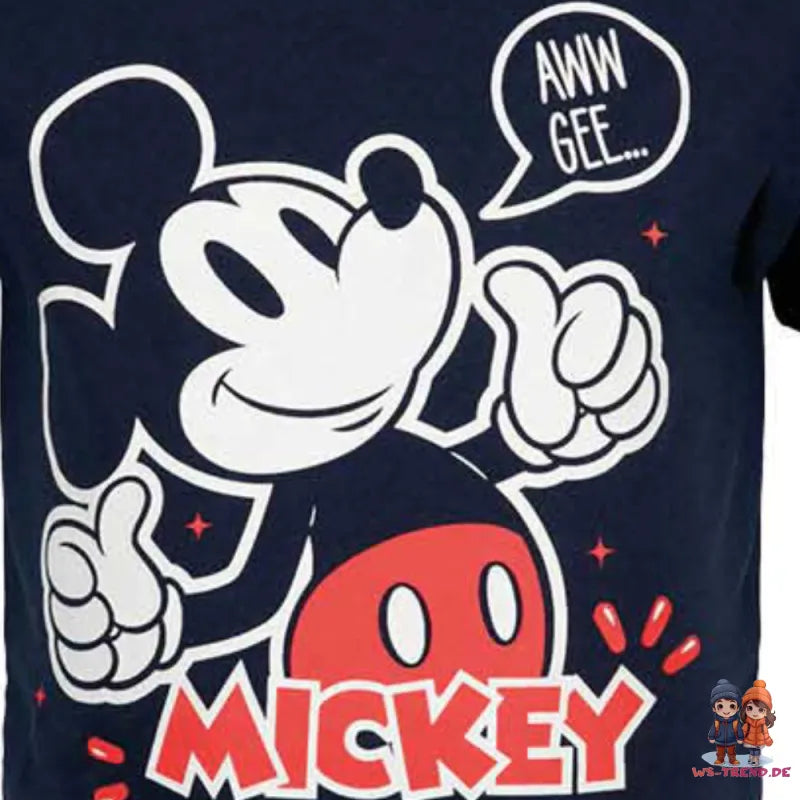 Disney Mickey Maus Kinder Jungen kurzarm T Shirt WS Trend.de 92 128 Baumwolle