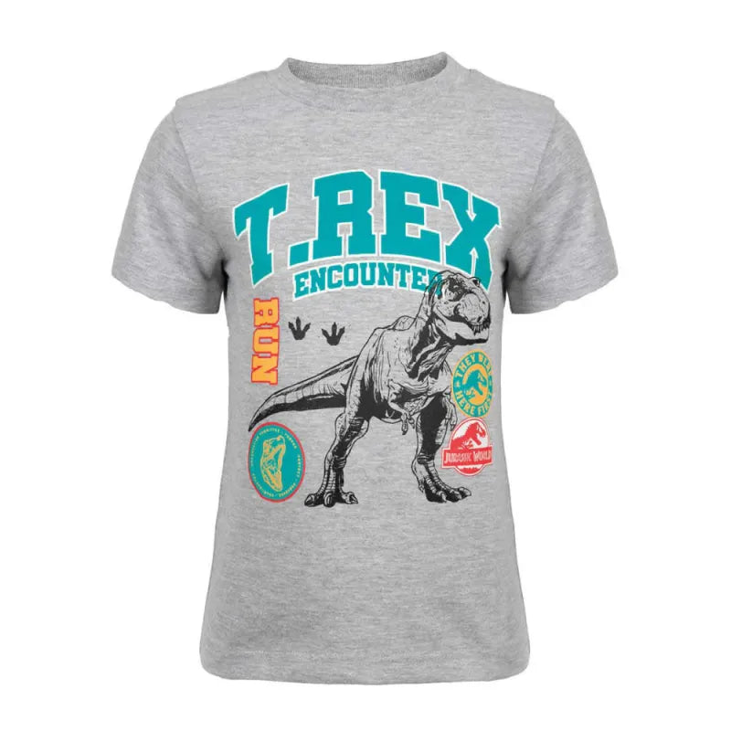 Jurassic World T-Rex Kinder Jungen kurzarm T-Shirt Shirt - WS-Trend.de 92-128