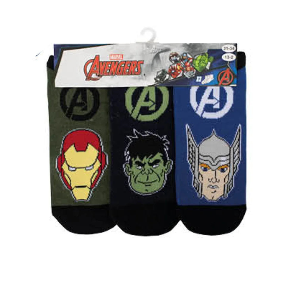 Marvel Avengers 6-er Pack Kinder Jungen Socken Sneaker - WS-Trend.de Gr. 23 bis 34