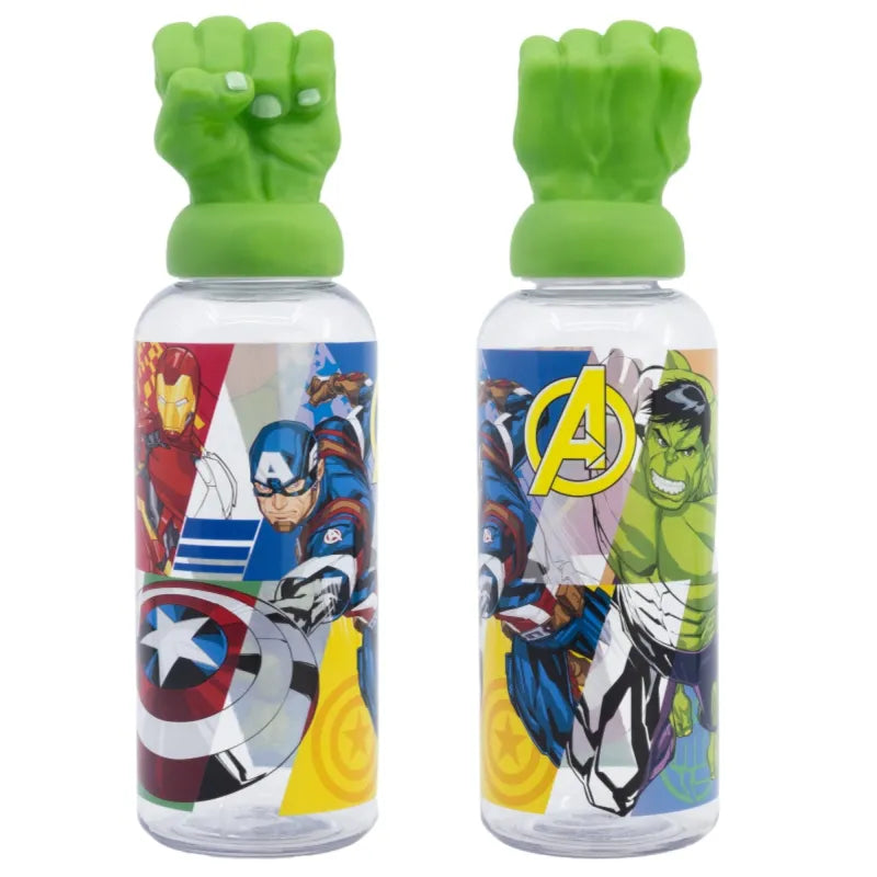 Marvel Avengers HULK 3D Kopf Wasserflasche Trinkflasche Flasche 560 ml - WS-Trend.de