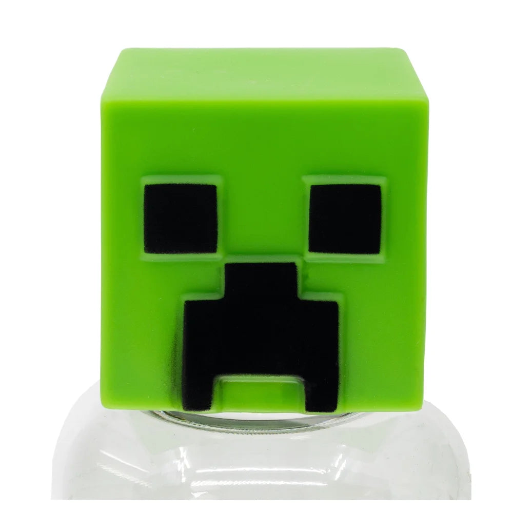 Minecraft Creeper Trinkflasche mit 3D Deckel - WS-Trend.de Kinder - 560 ml