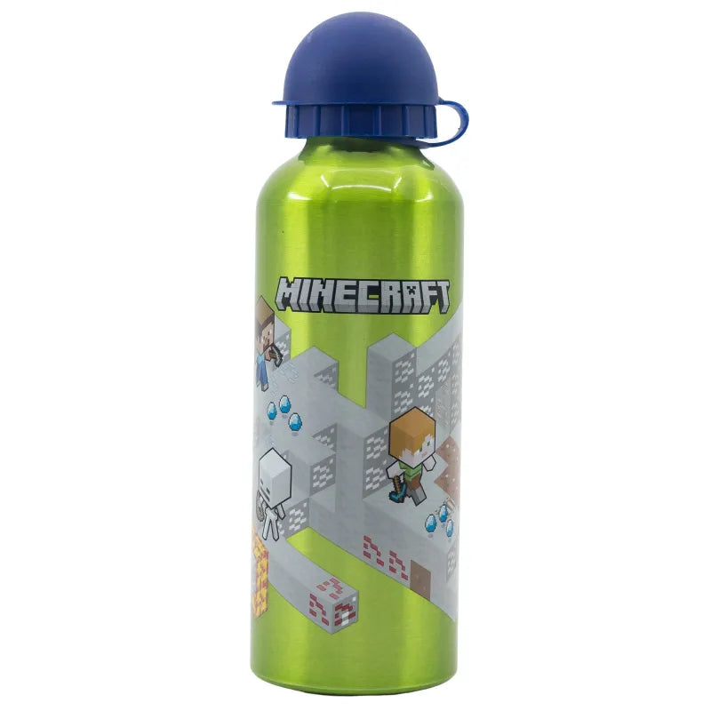 Minecraft Creeper Kinder Aluminium Trinkflasche Wasserflasche Flasche 530 ml WS Trend.de