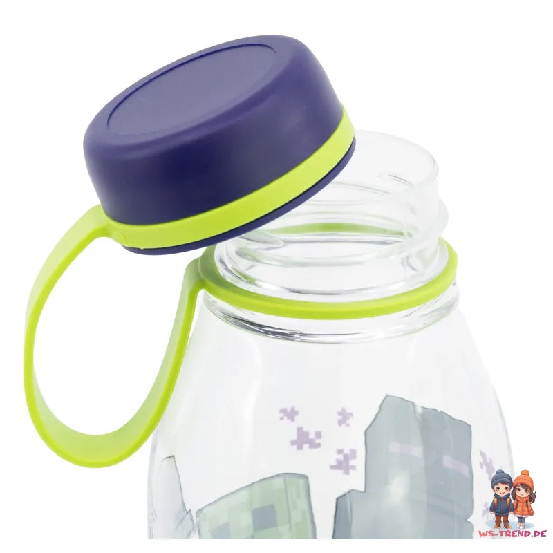 Minecraft Steve Creeper Enderman Zombie Skelett Trinkflasche Flasche 650 ml - WS-Trend.de