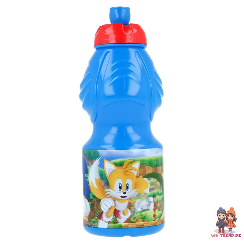 Sonic the Hedgehog 2 teiliges Lunch Set - WS-Trend.de - Brotdose mit 3 Kammern - Trinkflasche
