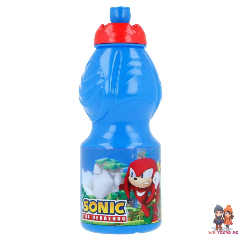 Sonic the Hedgehog 2 teiliges Lunch Set - WS-Trend.de - Brotdose mit 3 Kammern - Trinkflasche