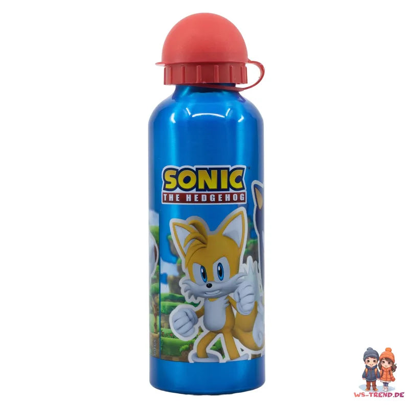 Sonic The Hedgedog ALU Sportflasche Wasserflasche Trinkflasche Flasche 530 ml - WS-Trend.de