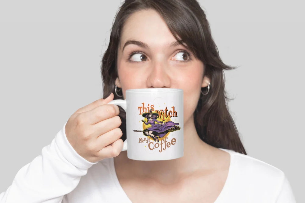 Halloween Witch needs Coffee Kaffeetasse Teetasse Geschenkidee - WS-Trend.de need Tasse 330 ml