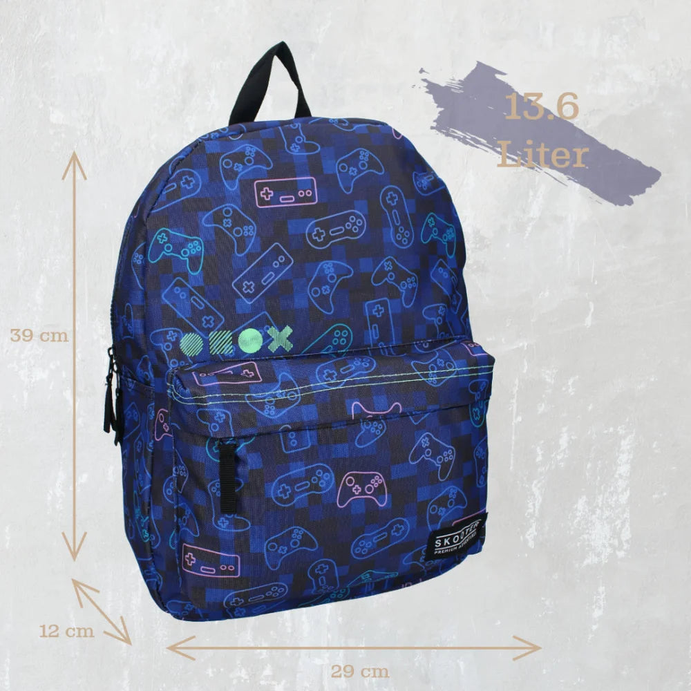 Gamer Zocker Jungen Rucksack Schultasche Backpack 39 x 29 x12 cm - WS-Trend.de