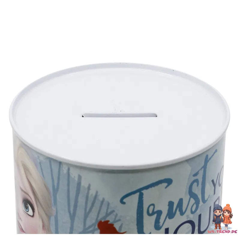 Disney Die Eiskönigin Elsa Anna Kinder XL Spardose aus Weißblech 1000 ml - WS-Trend.de