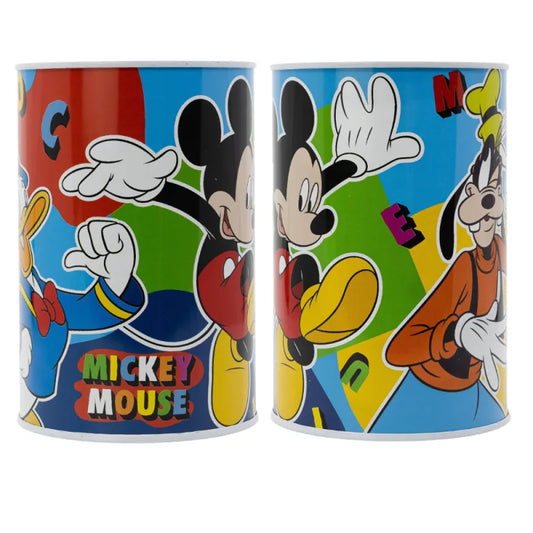 Disney Mickey Maus Goofy Donald Kinder XL Spardose aus Weißblech 1000 ml - WS-Trend.de