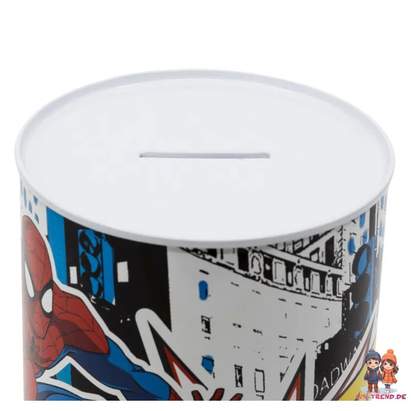 Marvel Spiderman Kinder Jungen XL Spardose Sparschwein aus Weißblech - WS-Trend.de