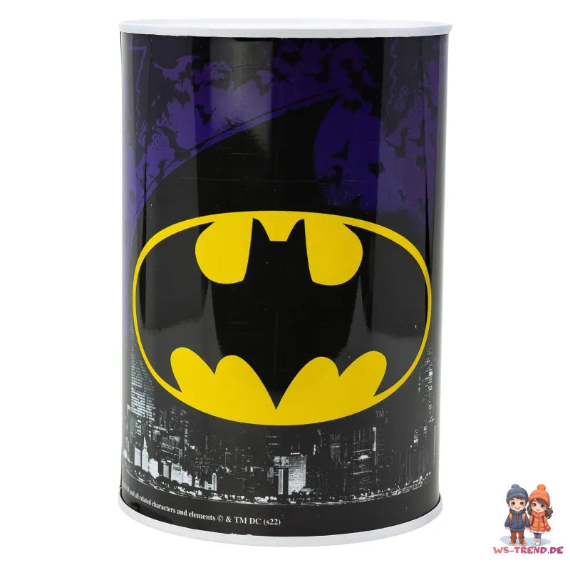 DC Comics Batman Kinder XL Spardose aus Weißblech 1000 ml - WS-Trend.de