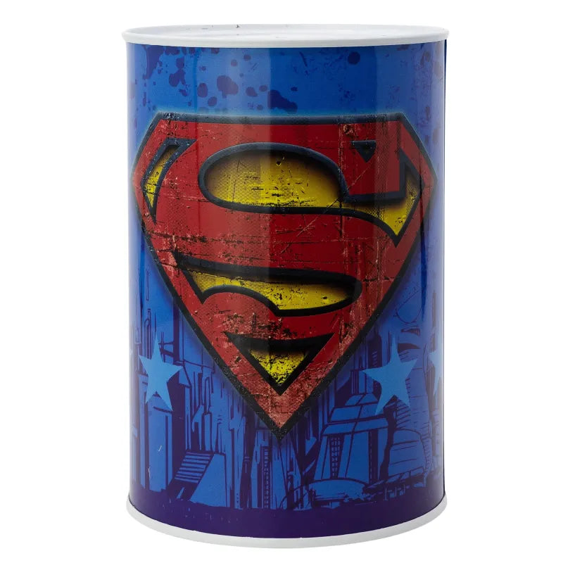 DC Comics Superman Kinder XL Spardose aus Weißblech 1000 ml - WS-Trend.de