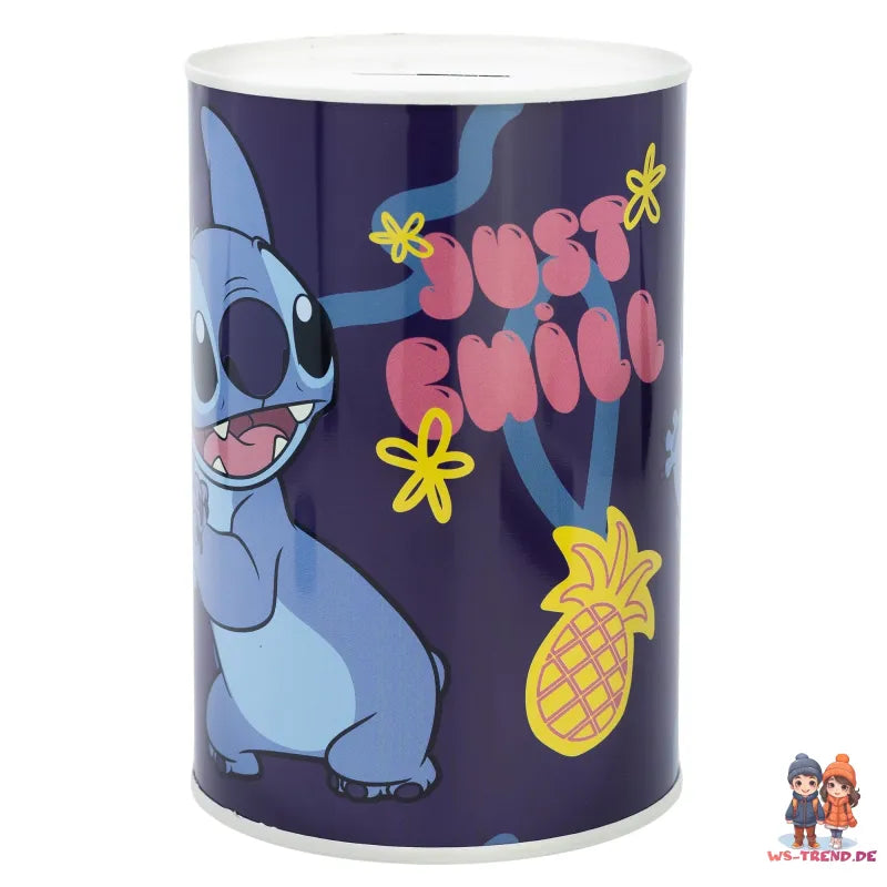 Disney Stitch Kinder Jungen XL Spardose Sparschwein aus Weißblech - WS-Trend.de