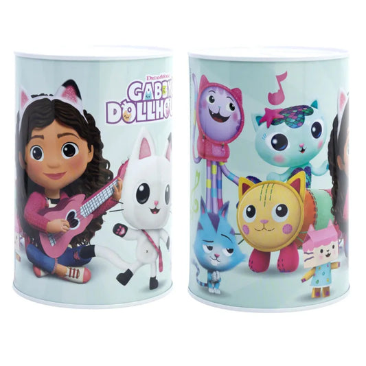 Gabbys Dollhouse Kinder XL Spardose Sparschwein aus Weißblech 1000 ml - WS-Trend.de