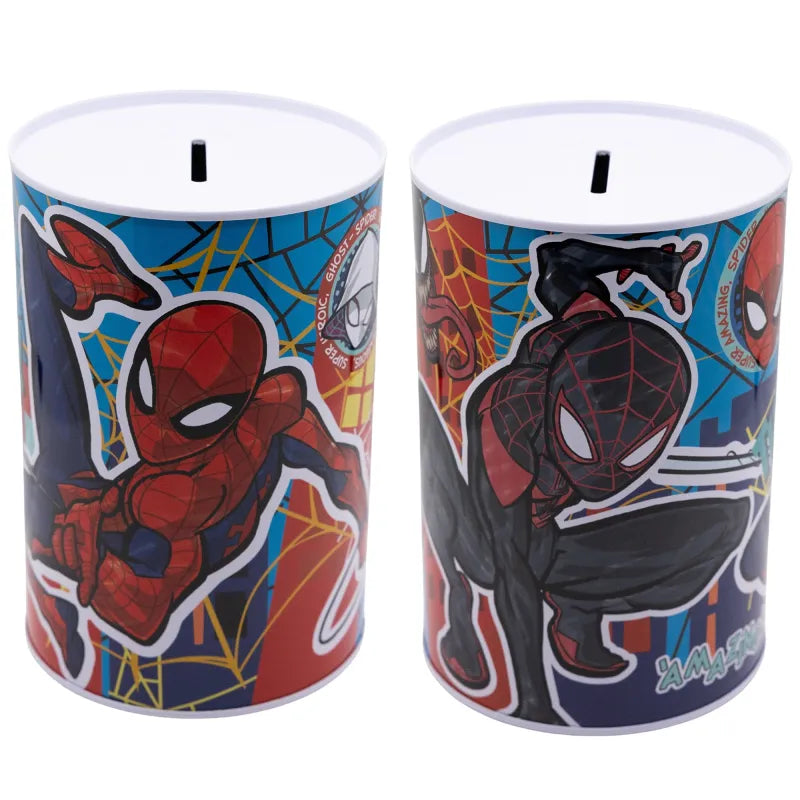 Marvel Spiderman Kinder Jungen XL Spardose Sparschwein aus Weißblech - WS-Trend.de