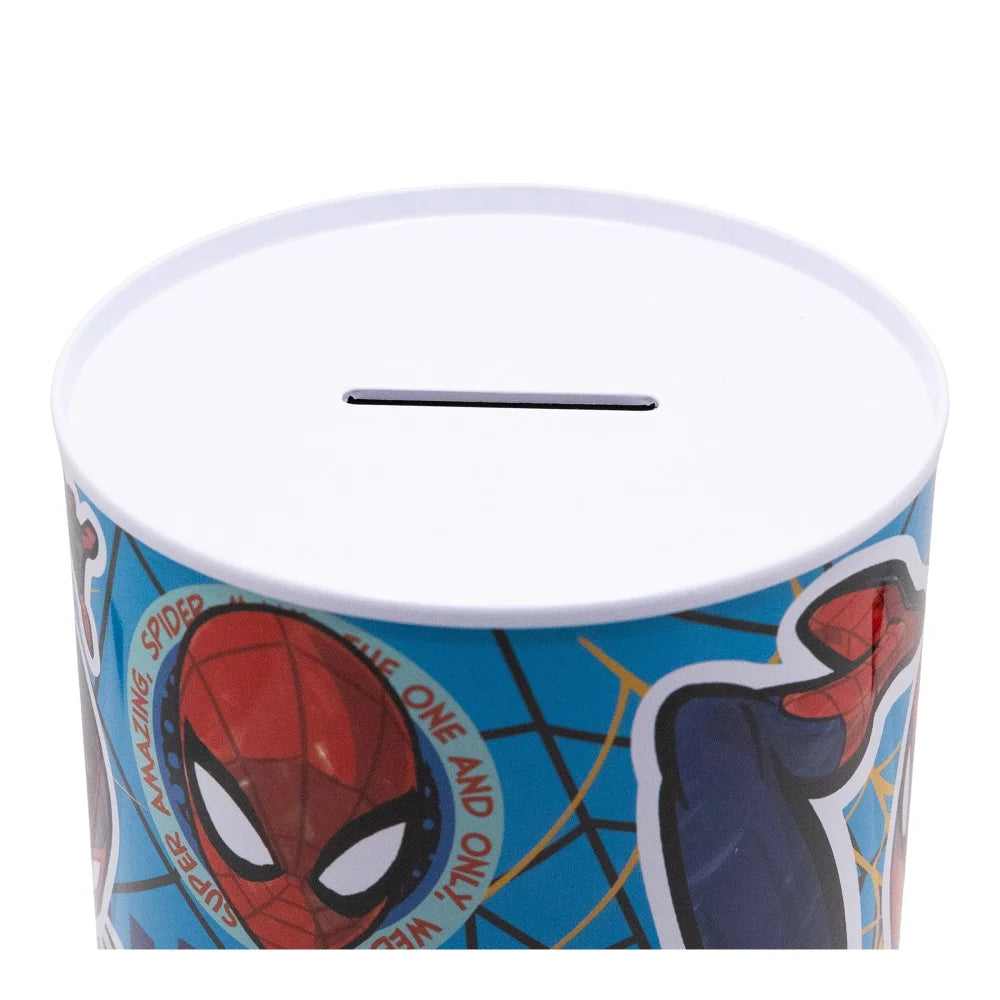 Marvel Spiderman Kinder Jungen XL Spardose Sparschwein aus Weißblech - WS-Trend.de