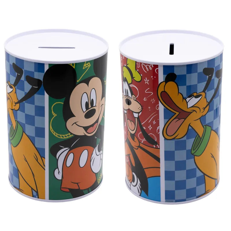 Disney Mickey Maus Goofy Pluto Kinder XL Spardose aus Weißblech 1000 ml - WS-Trend.de