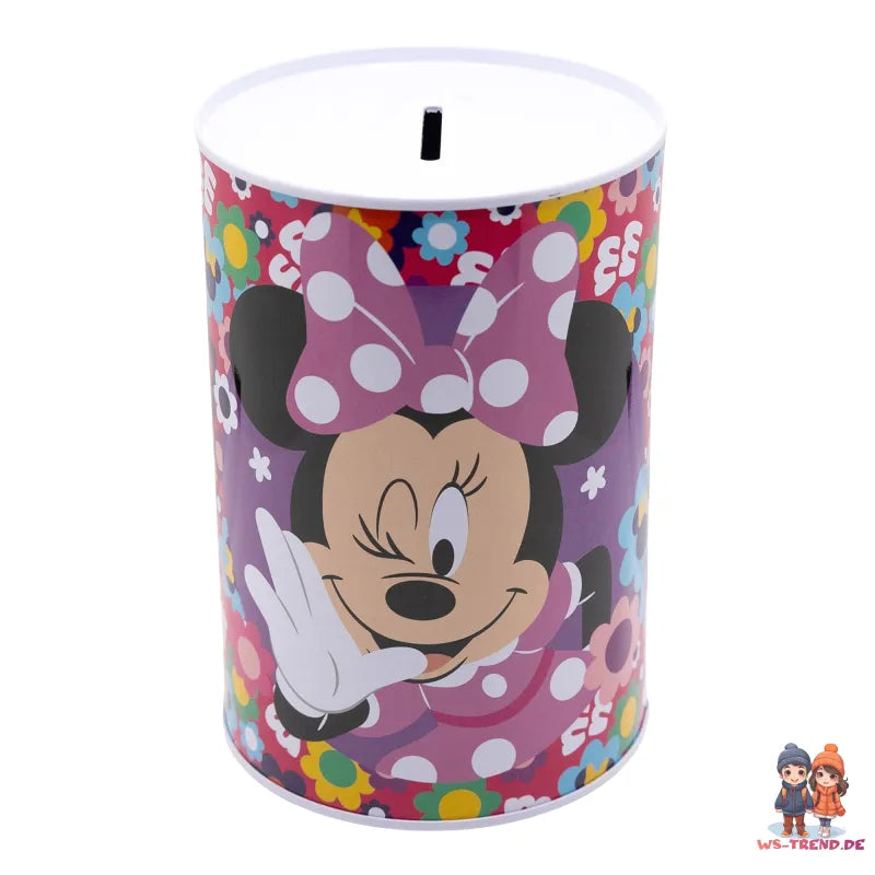Disney Minnie Maus Kinder XL Spardose aus Weißblech 1000 ml - WS-Trend.de