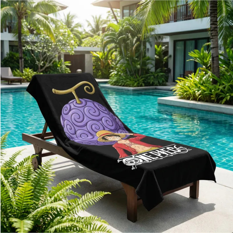One Piece Monkey D Ruffy Mikrofaser Strandtuch Handtuch Badetuch 70x140 cm - WS-Trend.de