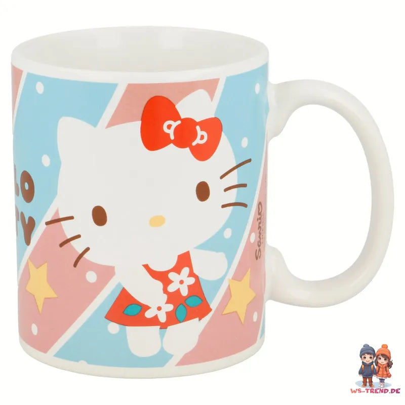 HEllo Kitty Keramik Kaffeetasse Teetasse Tasse Geschenkidee 325 ml - WS-Trend.de