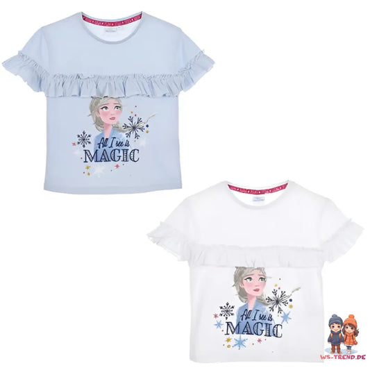 Disney Die Eiskönigin Elsa Kinder Mädchen T-Shirt - WS-Trend.de Anna Gr 104 - 128 Baumwolle