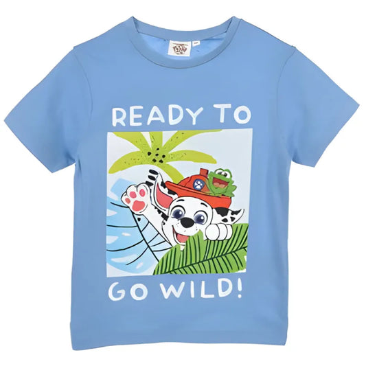 Paw Patrol Marshall Kinder Jungen kurzarm T-Shirt Shirt - WS-Trend.de