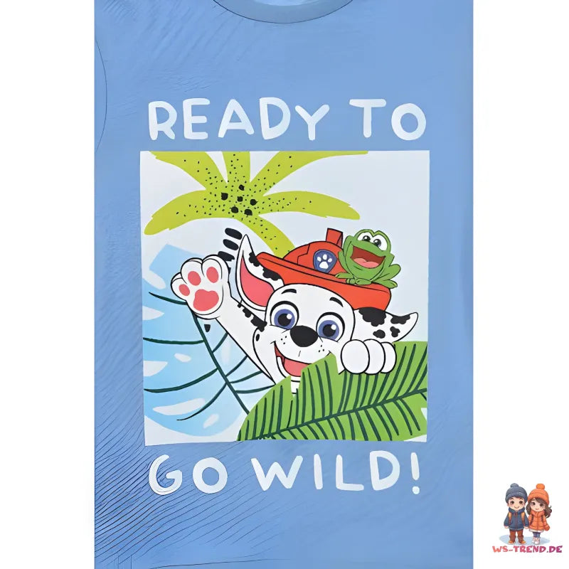 Paw Patrol Marshall Kinder Jungen kurzarm T-Shirt Shirt - WS-Trend.de