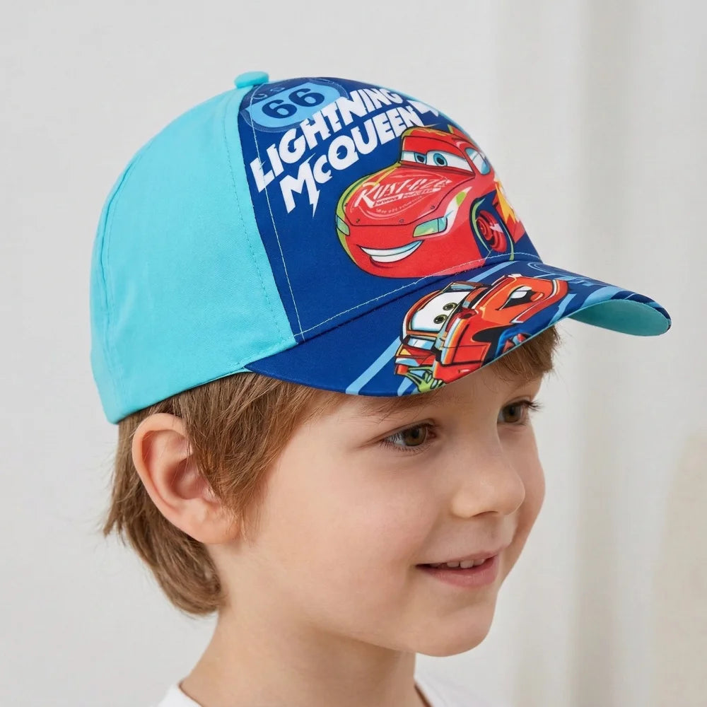 Cars Disney Pixar - Kinder Baseball Kappe Basecap - WS-Trend.de - Basecaps für Jungen Blau Rot