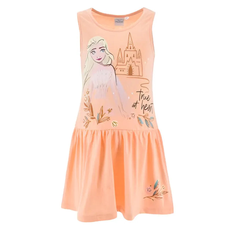 Disney Die Eiskönigin Elsa Kinder Kleid Sommerkleid - WS-Trend.de 104-128 100% Baumwolle