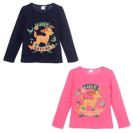 Disney Bambi Kinder Mädchen kurzarm T-Shirt - WS-Trend.de Gr 98 bis 116 100% Baumwolle