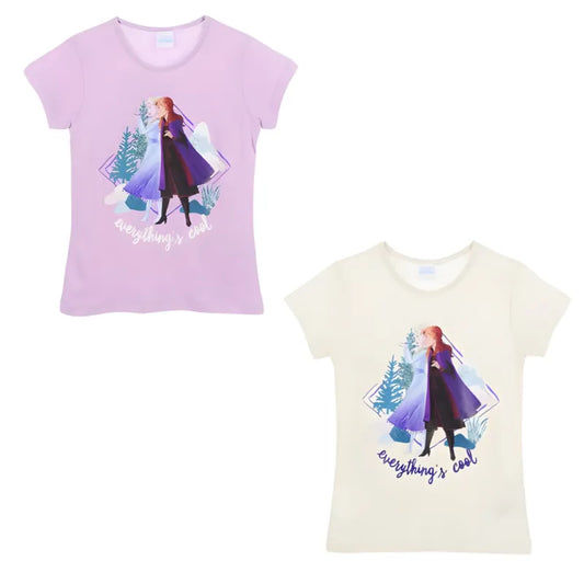 Disney Die Eiskönigin Elsa Kinder Mädchen T-Shirt - WS-Trend.de Anna Gr 104 - 128 Baumwolle