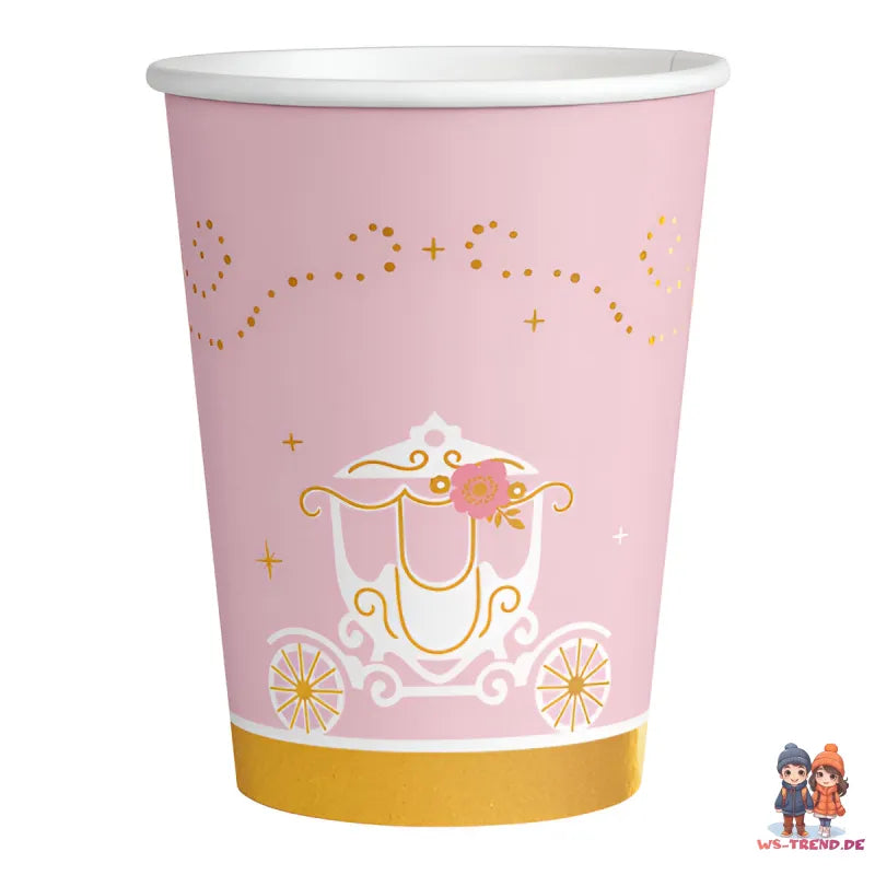 Schwan Schloß Geburtstag Deko Set 33 tlg. Geschirr Kinder Partyset Tischdecke - WS-Trend.de