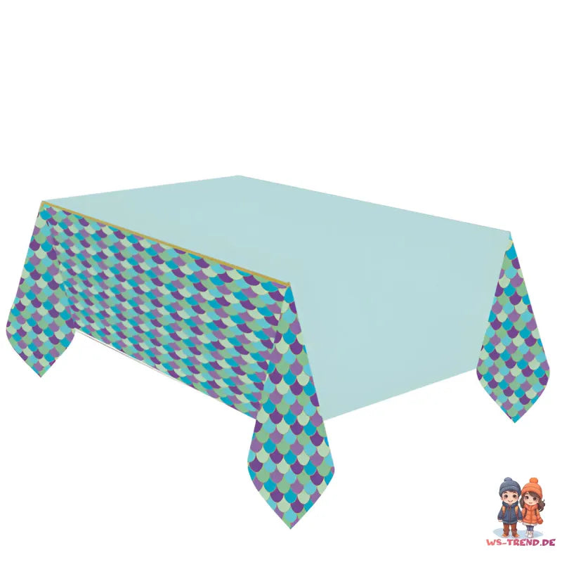 Meerjungfrau Mädchen Kinder Geburtstag Deko Set 39 tlg. Partyset - WS-Trend.de