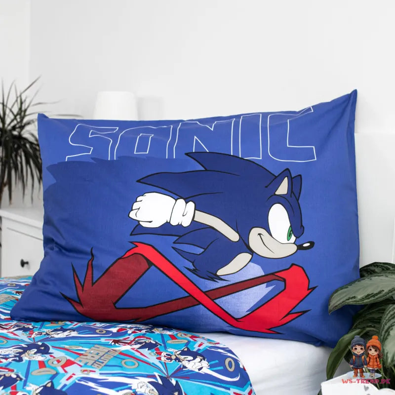 Sonic The Hedgehog Kinder Bettwäsche 2tlg. Set 135-140x200 65x65 cm - WS-Trend.de