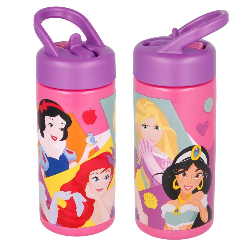 Disney Prinzessinnen Trinkflasche Flasche 410 ml Griff WS Trend.de Sportflasche Wasserflasche
