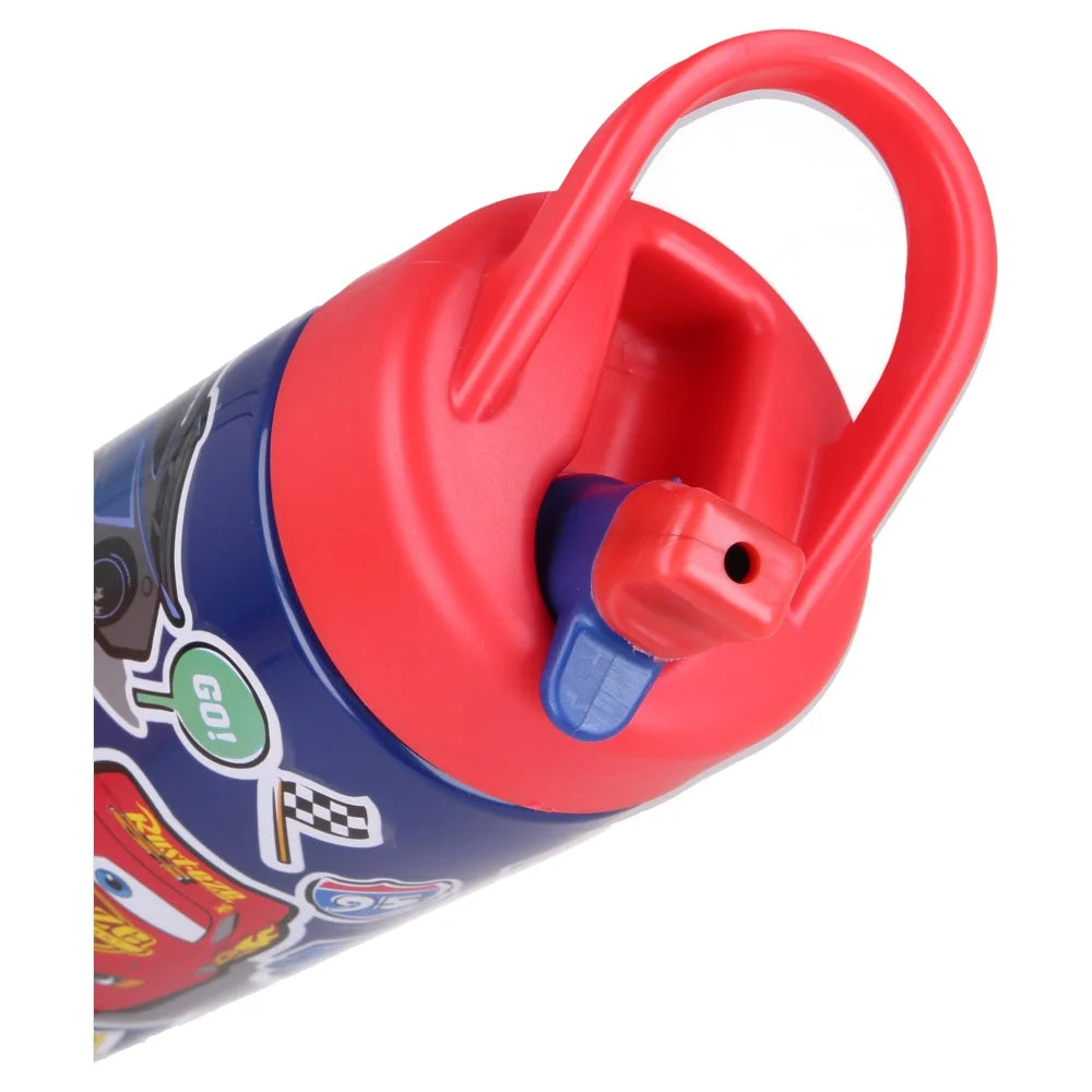 Disney Cars Lightning McQueen Wasserflasche Flasche mit Trinkhalm 410 ml - WS-Trend.de