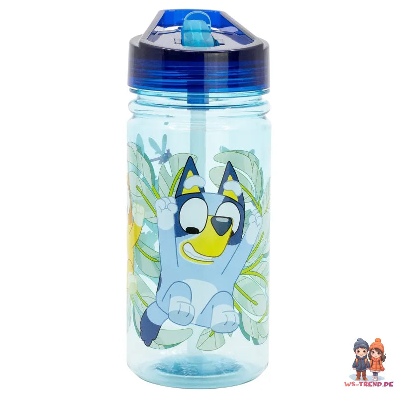Bluey Bingo Kinder Wasserflasche Trinkflasche Flasche 475 ml Haltegriff - WS-Trend.de