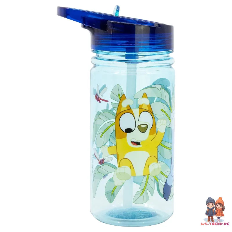 Bluey Bingo Kinder Wasserflasche Trinkflasche Flasche 475 ml Haltegriff - WS-Trend.de