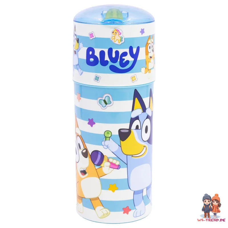 Bluey Bingo Kinder Wasserflasche Trinkflasche Flasche 350 ml Staubschutzdeckel - WS-Trend.de