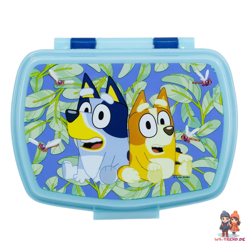 Bluey Bingo Kinder 2 teiliges Set Brotdose plus Trinkflasche - WS-Trend.de