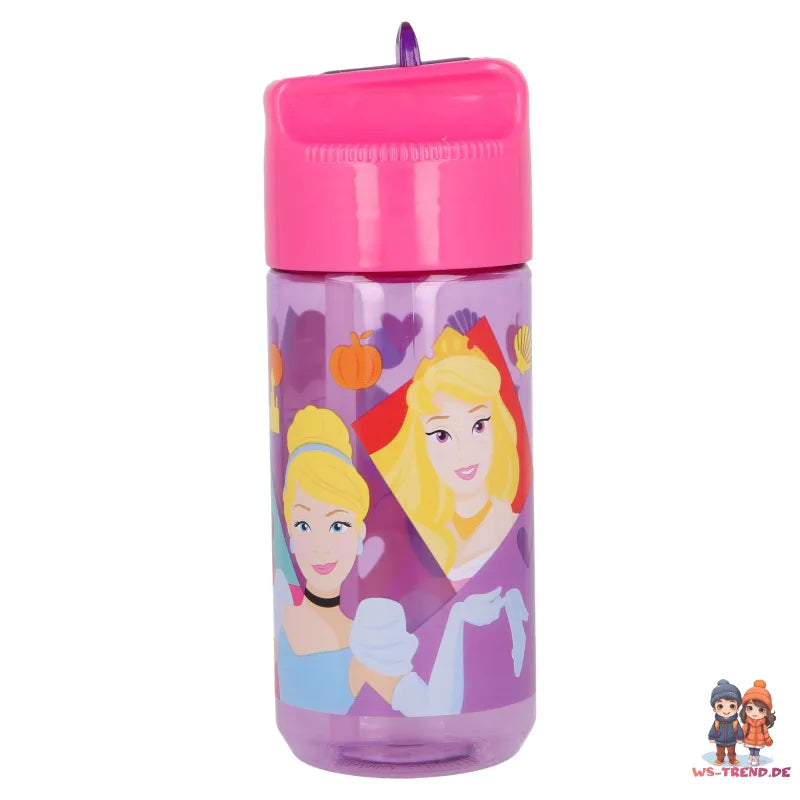 Disney Prinzessinnen Wasserflasche Trinkflasche Flasche 410 ml - WS-Trend.de Sportflasche