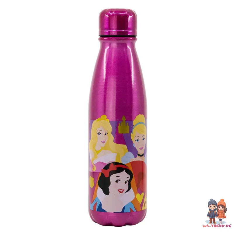 Disney Prinzessinnen Alu Sportflasche Wasserflasche Trinkflasche Flasche 600 ml - WS-Trend.de