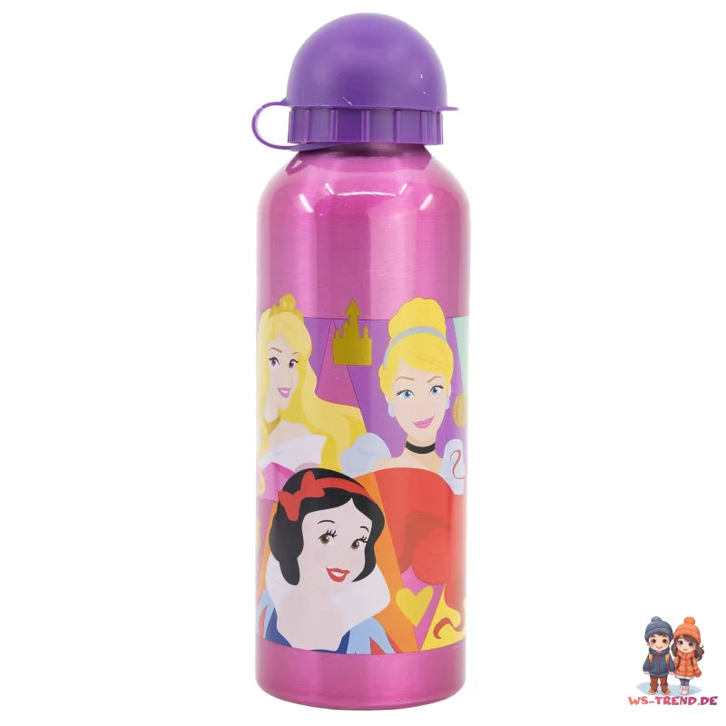Disney Prinzessinnen Alu Sportflasche Trinkflasche Flasche 530 ml - WS-Trend.de Wasserflasche
