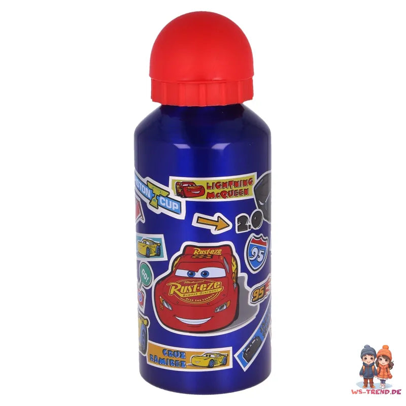 Disney Cars Lightning McQueen 2 tlg. Lunch Set 3Kammer Brotdose Alu-Trinkflasche - WS-Trend.de