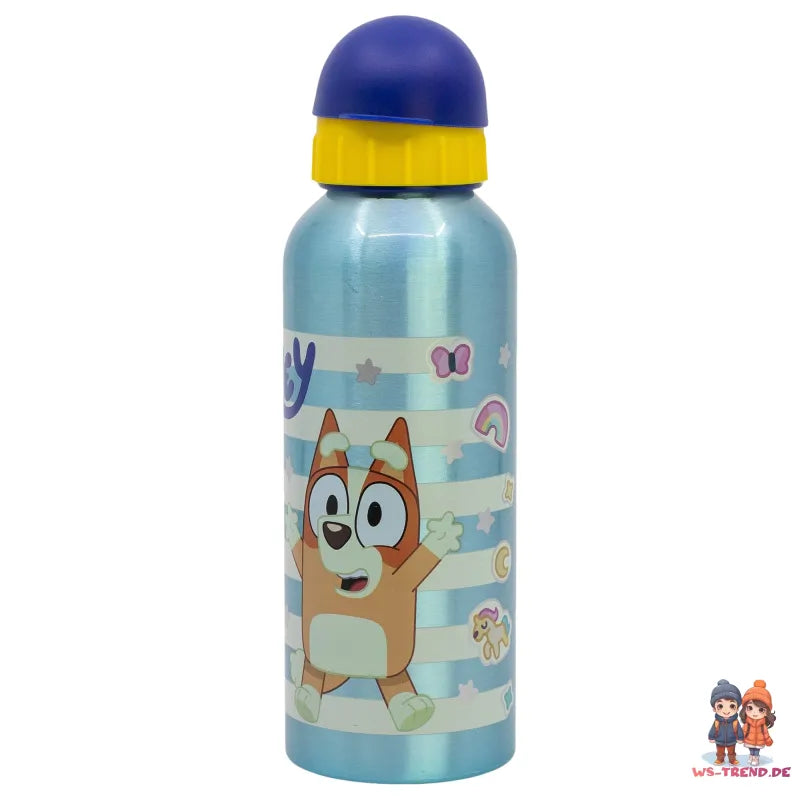 Bluey Bingo Kinder 2teiliges Set 3 Kammern Brotdose Alu Trinkflasche 530 ml - WS-Trend.de