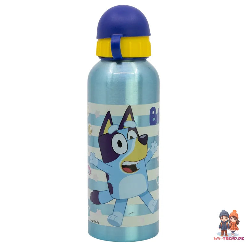 Bluey Bingo Kinder 2teiliges Set 3 Kammern Brotdose Alu Trinkflasche 530 ml - WS-Trend.de