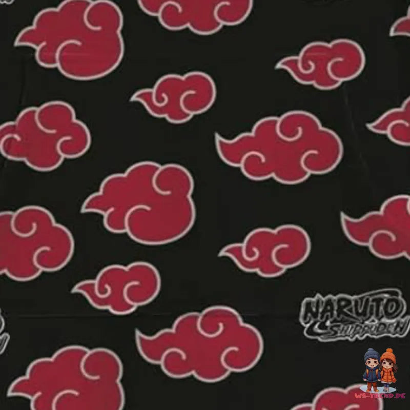 Anime Naruto Shippuden Herren Kuschelponcho Kuscheldecke mit Ärmeln Kapuze - WS-Trend.de