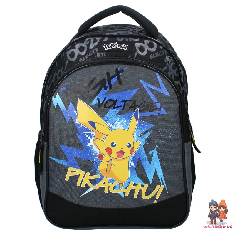 Pokemon Pikachu Jungen Rucksack Schultasche Backpack Tasche Gr. 33x25x14 cm - WS-Trend.de